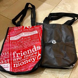 Lululemon small tote bags.